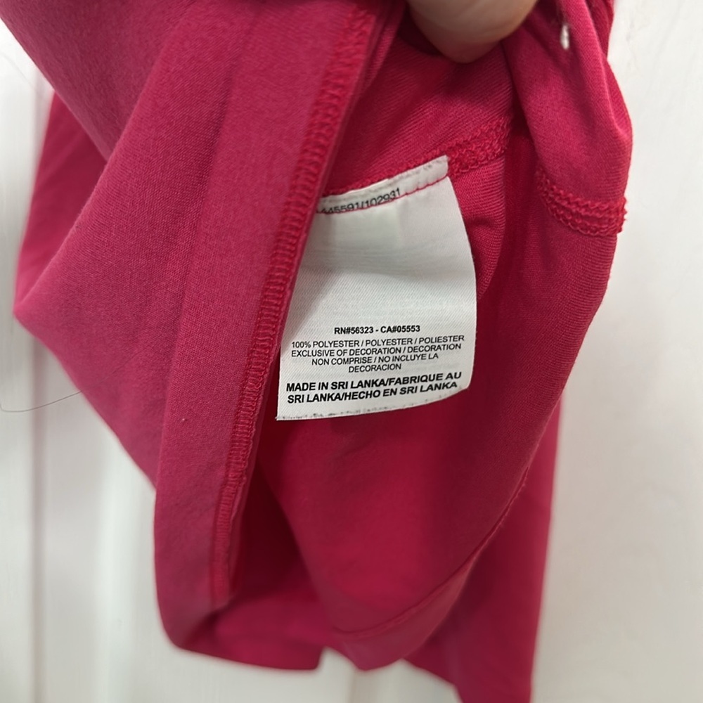 Nike Pink Dry Fit Racerback Gym Tank Shirt Size L - Picture 4 of 5